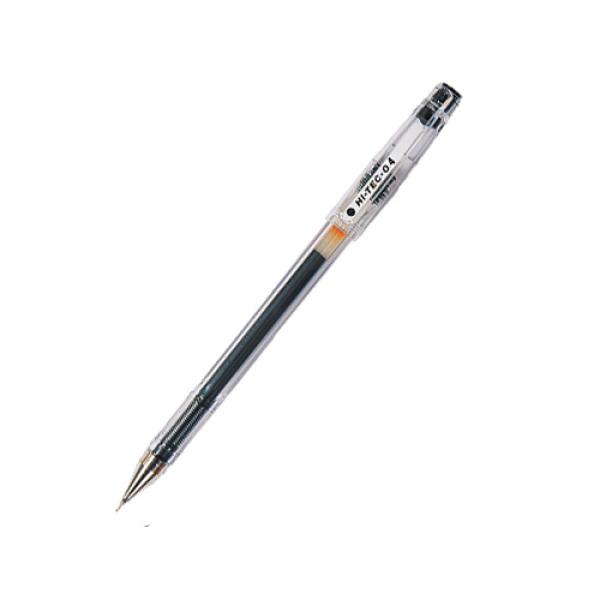 172 라비엔느 / 빠이롯트)하이텍-C(0.4mm_흑)-다스(10개입) 젤잉크펜, 단일 색상