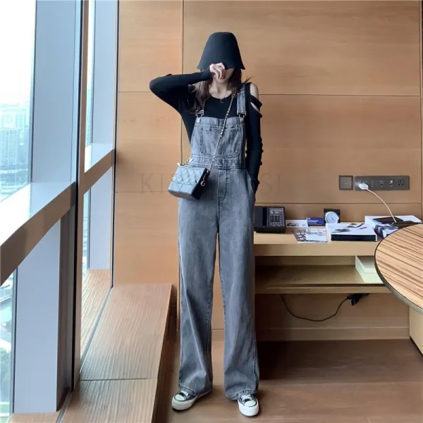 Kirahosi 박시 데님 멜빵바지 학생 귀요미 데일리 478호+덧신증정 Ch8gtiow