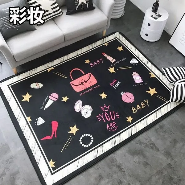 주방용 화장실용 거실 침실 카페트 심플 모던 매트모음 유럽풍 복고풍 빈티지 인테리어, 16 구성하다_01 40 × 60 (소형 현관 매트)