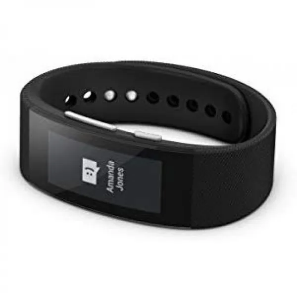 ソニー(SONY) 소니 Bluetooth3.0 손목 밴드 형 활동량 총 블랙 SONY SmartBand Tal k SWR30-B