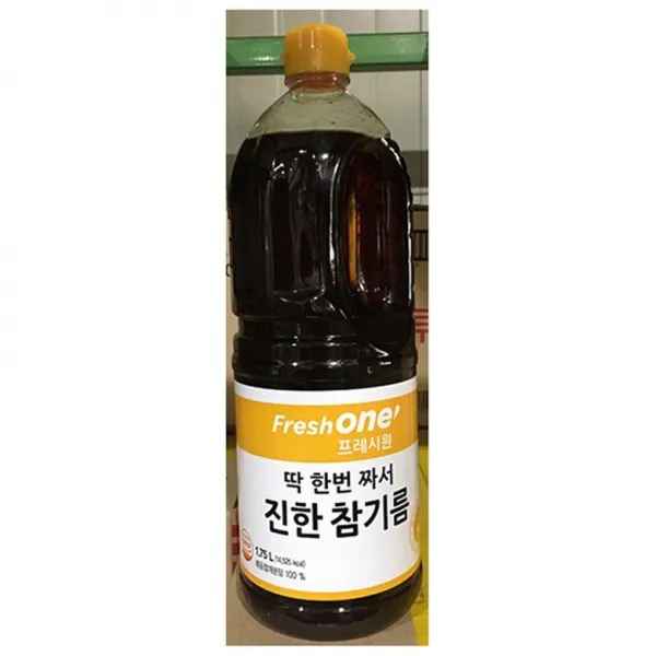 업소용 식당 식자재 재료 프레시원 진한 참기름 1.75L, 밤도깨비 1