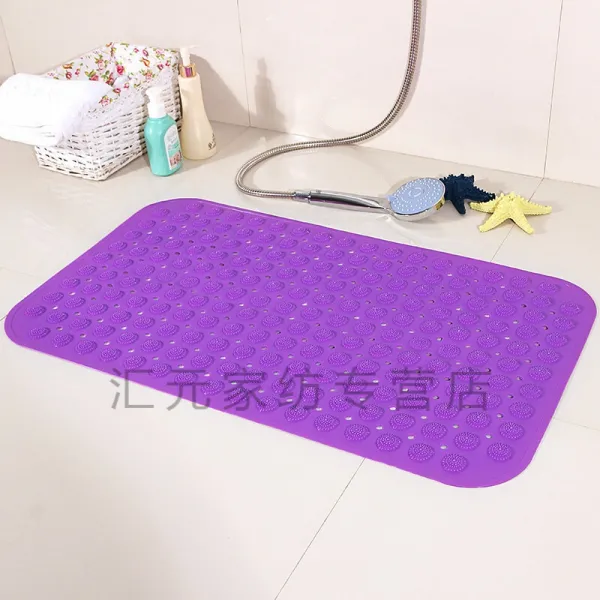 무미건조 욕실 방활 샤워실 집용 목욕탕 화장실 화장실 화장실 욕조 방수 발바닥 자색 58x88cm, 상세페이지 참조