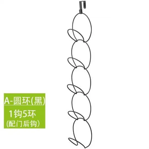 가방걸이 모자 스카프 수납 행거 문뒤 옷장 옷걸이 편리한기구 정리 고리구멍, T02-블랙색(문하생 뒤걸이 후크), 기본