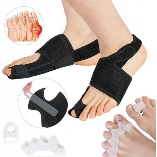 정형 외과 Bunion 교정기와 Bunion 구호-Bunion Splint 조정 가능한 망치 발가락 직선 기 발가락 간격 장, 1