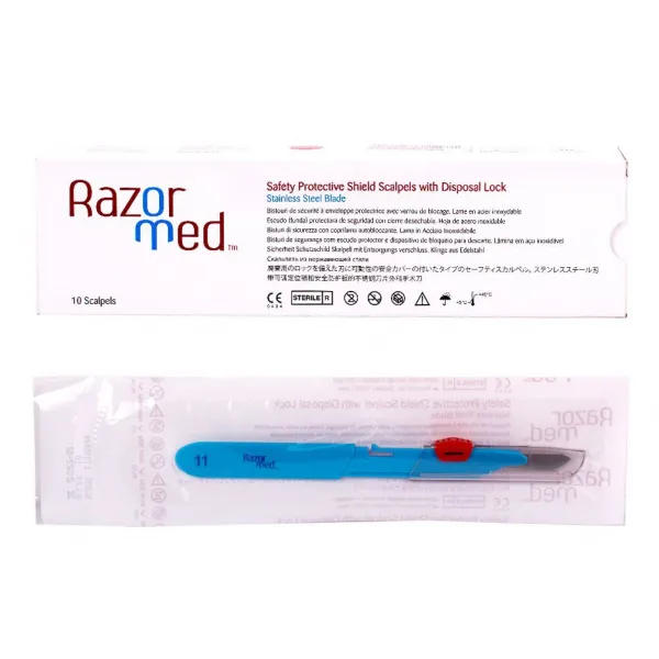 Protective Shield Scalpels No.11 REF.2898 메스 10개입