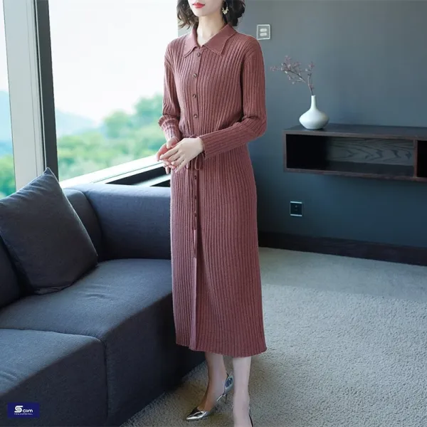 원피스 여성스런 니트 롱 데일리 예쁜 니트원피스l1 Yjaae