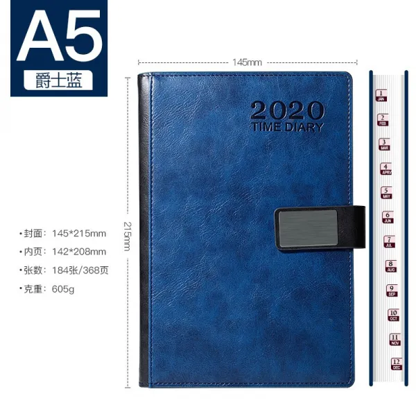 성 치 2020 일정 본 계획 표 365 일 계획 수첩 시간 관리 효율 수첩 작업 일지 행사 일람표 공책 맞 춤 형 비 즈 니스 블 루 맞 춤 형 
