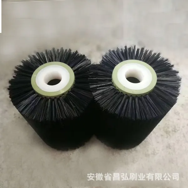 원기둥형 바퀴 세척 구르다 뿌리다 퍼 롤브러시 공업 솔질함, 300*20*100