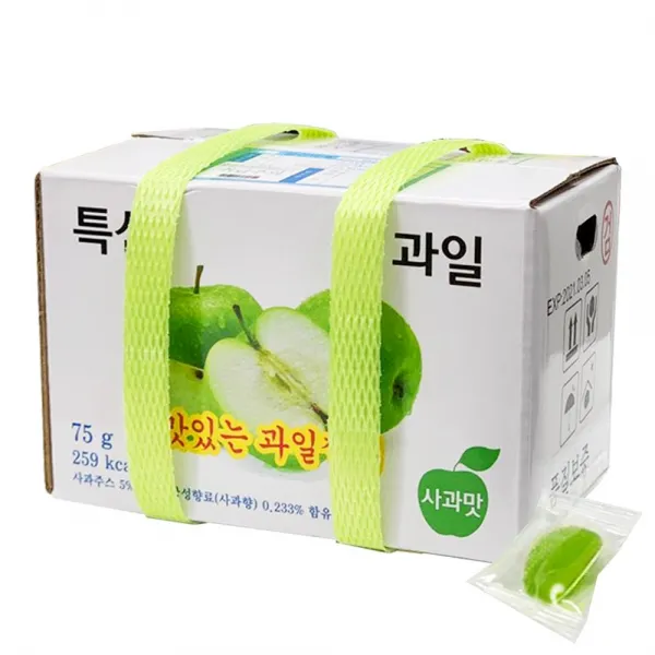 플랜비 특산 맛있는 과일 젤리 사과맛, 1개, 75g