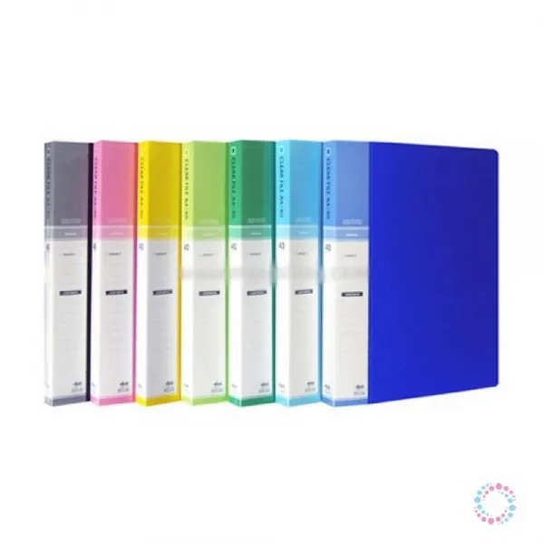 채은마켓 f09 클리어화일40p 녹색 클리어파일 악보파일