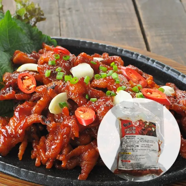 [맵다]쉐프애 직화구이 무뼈불닭발(매운맛) 200g 2팩 4팩 6팩, 200g x 6개