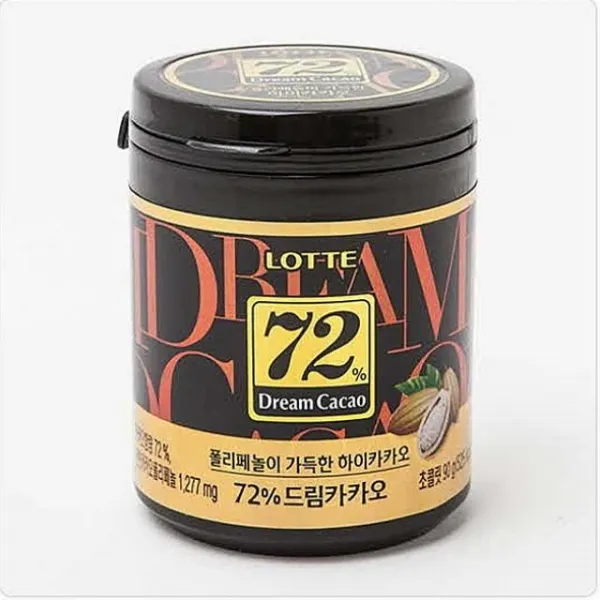 코코아울렛 드림카카오 72% 86g X 6개 4개 다크 초콜릿, 1