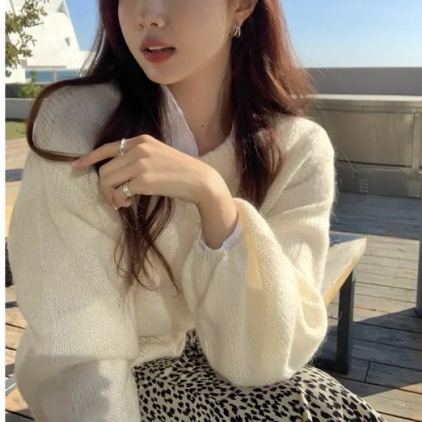둥이사랑 정 누이동생 넥 주름 긴 소매 와이셔츠 레오파드 플라워 프린트 스커트