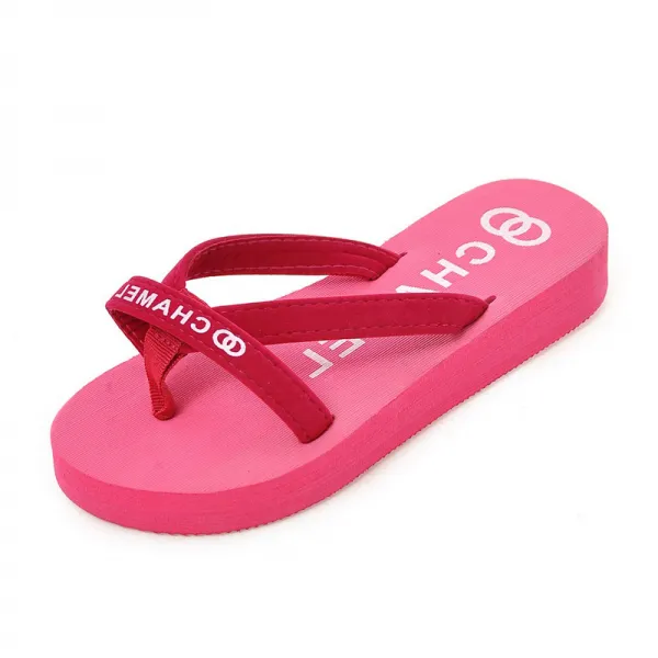 헤브아이유 홈 결번 샌들슬리퍼 여성 여름 핏아우터 가정용 논슬립 미끄럼방지 큐트 통굽 쪼리