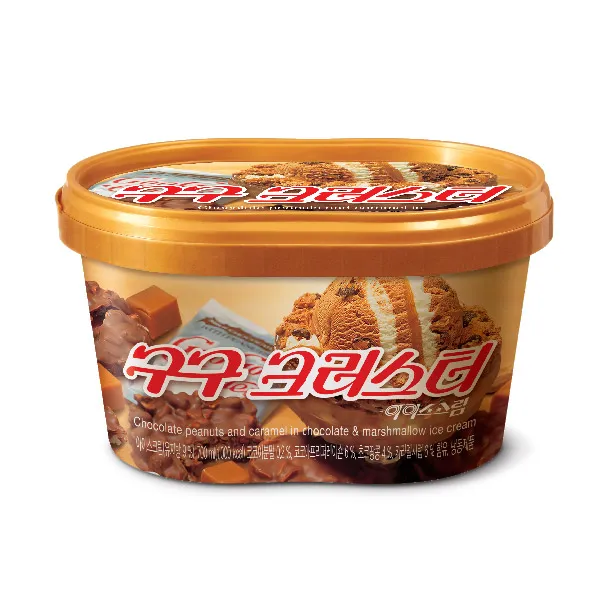 인기 아이스크림 박스로, 1box, 구구 크러스터 홈 6개