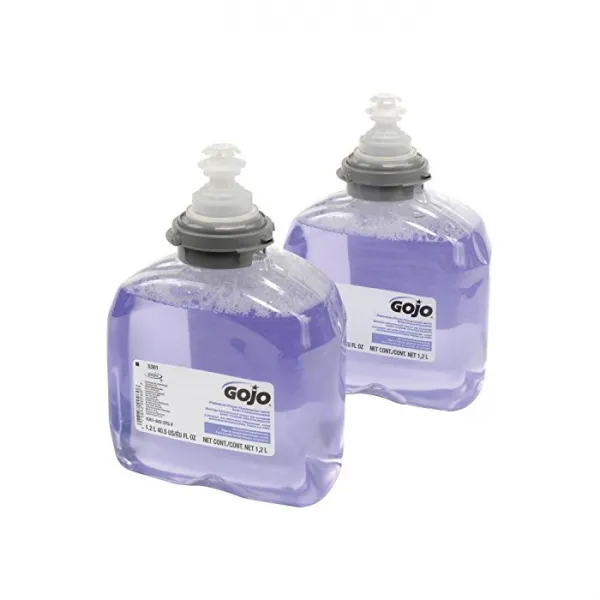 GOJO 5361-02 TFX Foam Soap 1200mL Refill 2 Refills/Case, One Size, One Color