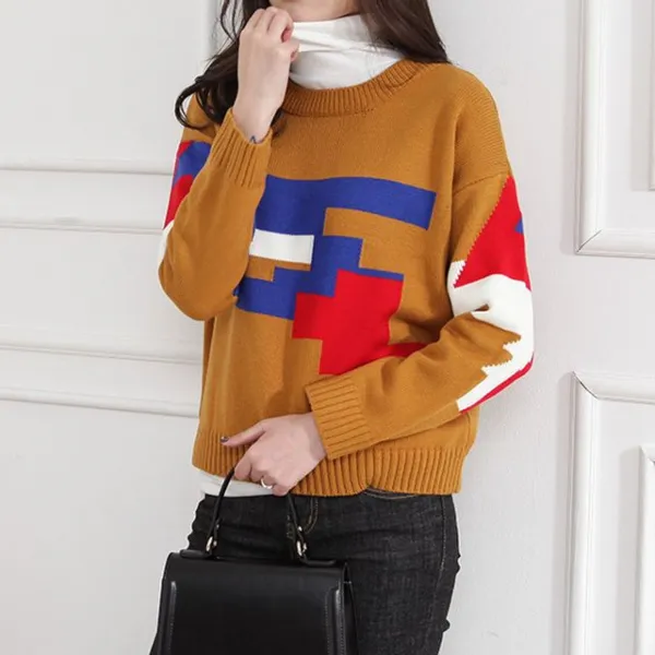 여성 정장 바지 스커트/Lovely 라운드니트 쫀쫀니트 Nt776 원피스 블라우스