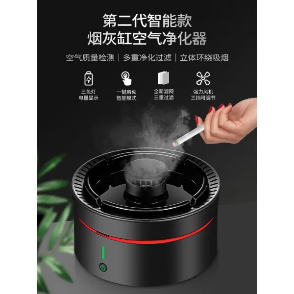 코스토프 간접흡연 방지 담배연기 흡수 재떨이, 화이트
