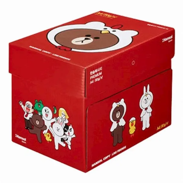 한솔 복사용지 A4 80g 500매x5권 1박스 a4복사용지 복사용지75g vvdh, 1개