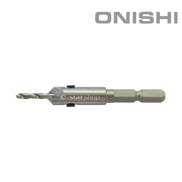 오니시 드릴비트 6각축컷터 기리 비트 NO.23 10x3.5mm, 단품