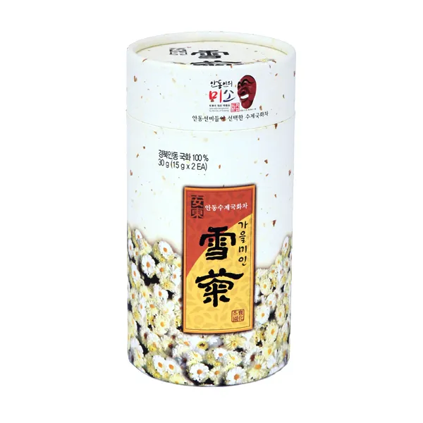 안동 보화다원 유기농 인증받은 고급 수제 국화차 설국 (흰국화), 1개, 30g