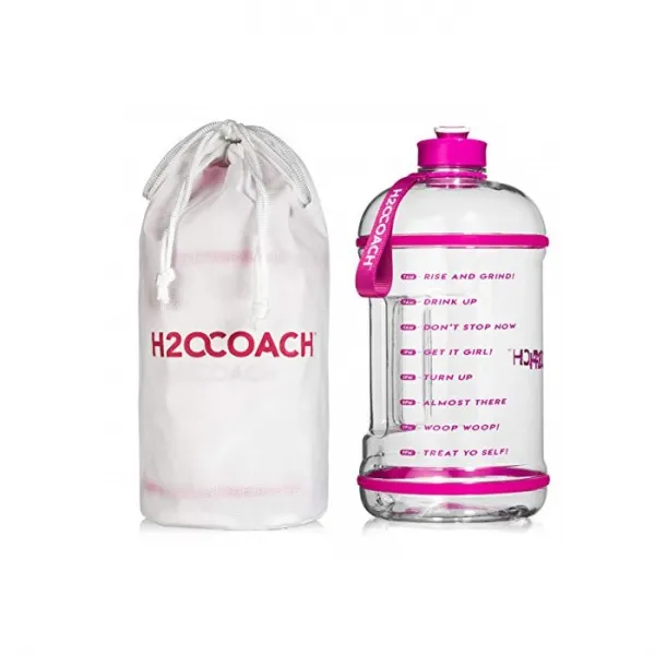 H2OCOACH 1 Gallon Sports 물통 with Time Marker, One Color, One Size