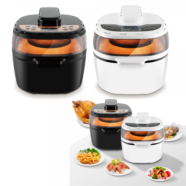 매직쉐프 듀얼쿡 10l 에어프라이어 에어프라이기 스텐에어프라이어 대용량에어프라이어 추천 매직쉐프에어프라이어 로티세리에어프라이어 에어프라이어대용량 스테인레스에어프라이어 로티세리 화이트