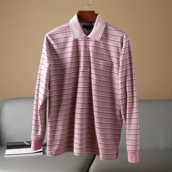 단골 손님 복지 태도 단호함 남성의류 마름질 잔품 봄계절 비지니스 캐쥬얼 긴 소매 POLO셔츠