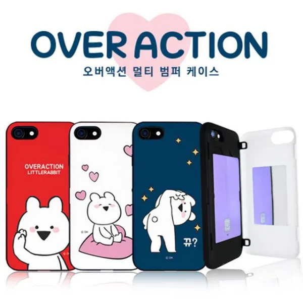 오버액션 거울 카드범퍼 Lm G710n 엘지 휴대폰액세서리 입체 투명 핸드폰케이스