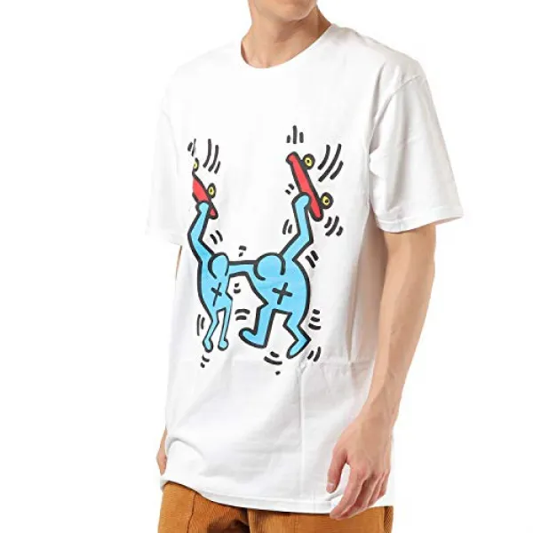 공급사 x keith haring 답보 상태의 함께 짧은 소매 t셔츠, 상세설명참조 상품 문의는 상품 문의란에 적어주세요