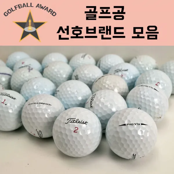 A급 타이틀 PRO-V1X 로스트볼 황금연휴, 25. 가성비 흰색 혼합 A급_10알