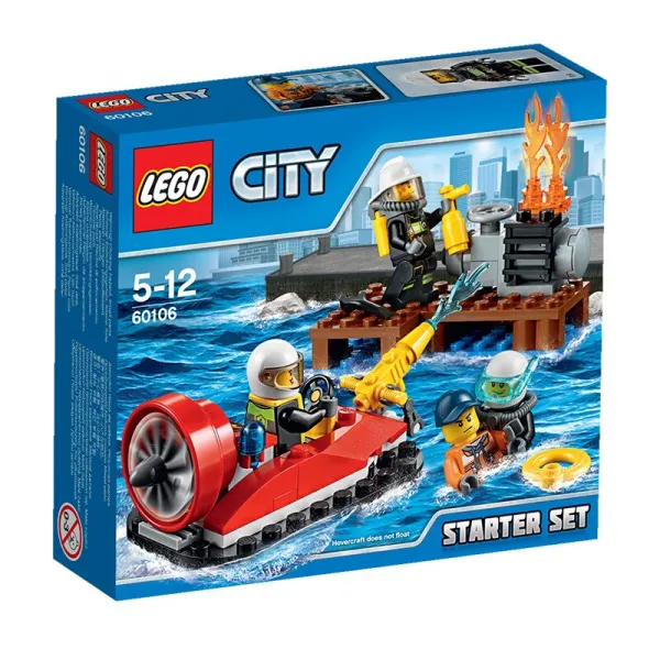 레 고 Lego 도시 시리즈 City 조기 교육 인 스 트럭 처 장난감 5 12 세 2020 New 소방 입문 세트 60106