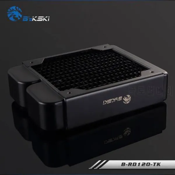독점 Bykski BY-RD120-TK 120mm 단일 행 라디에이터 38mm 두께 표준 물 냉, 상세내용참조