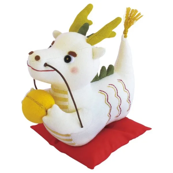 무 빠스 제 면사 (olympus thred) 무 빠스 제 면사 패치 워크 키트 인형 행복 잡는다! 화이트 드래곤 pa56, One Color