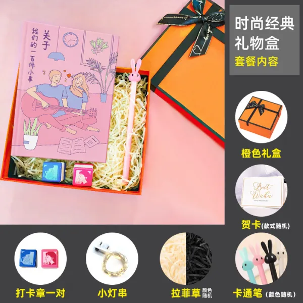 쉬즈몰샵 연애 100 건 커플 사이 필요함 만들다 의 백 점 사소한 같이 카드 미니 노트, 본책 A판 100 건 사 _워터펜볼펜