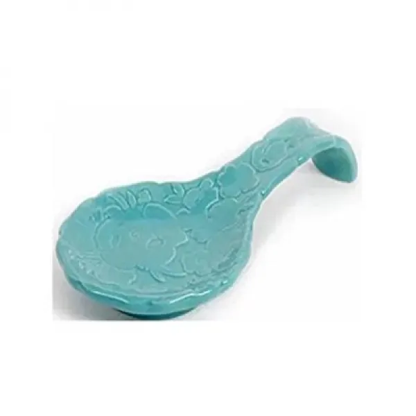 The Pioneer Woman Flea Market 8.5” Turquoise Spoon Rest 개척자 여성 벼룩 시장 8.5 ”터키석 숟가락 나머지, 1