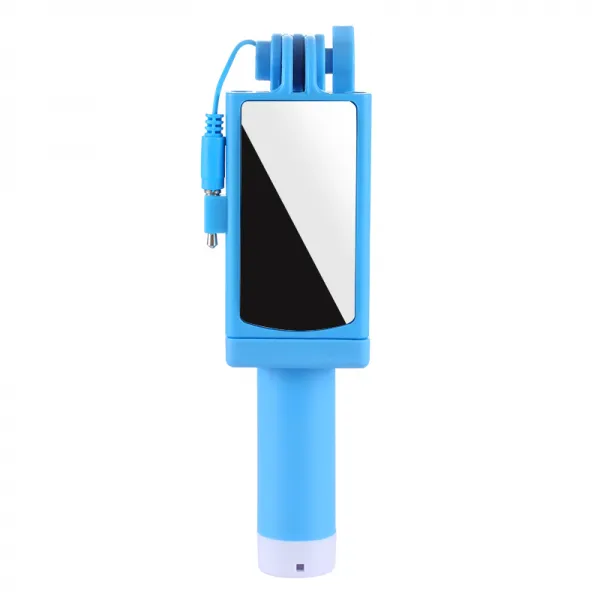 Oppor9skt 셀카봉 카메라 0pp0 통용 형opo 휴대 핸드폰 자기 패거리 장대 Op 블루 미니 셀카봉