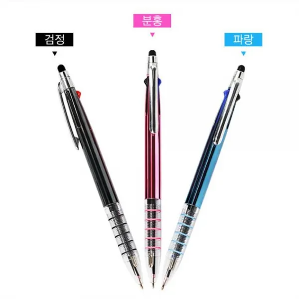 일음쇼핑_(국산)코리아5링니들3색터치펜 볼(3개 1세트) 3멀티볼 3 삼볼 볼 3볼일음medi, 단일상품, 선택있슴블랙