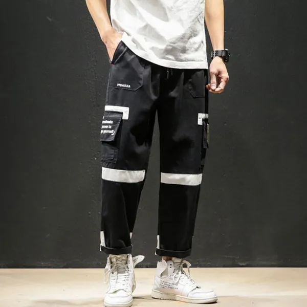 Kirahosi 남성 스판 빅사이즈 카고 밴딩 조거 팬츠 바지 해외배송 63호 Vgsql6