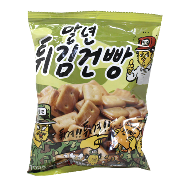 금풍제과 말년튀김건빵, 100g, 15봉