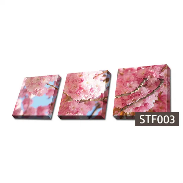 몽차 3분할 캔버스액자 정사각형, STF003