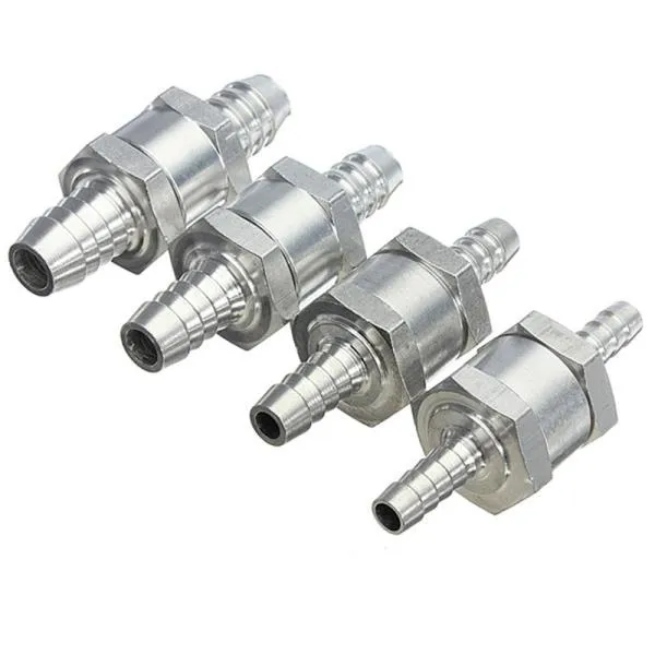 1 pc 6/8/10/12mm 알루미늄 합금 연료 비 반환 체크 밸브 편도 적합 기화기 도매 가격