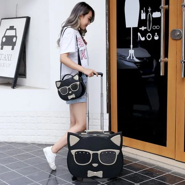 고양이캐리어 여행용 인싸아이템 시선강탈 귀여운 메신저백 세트 2450
