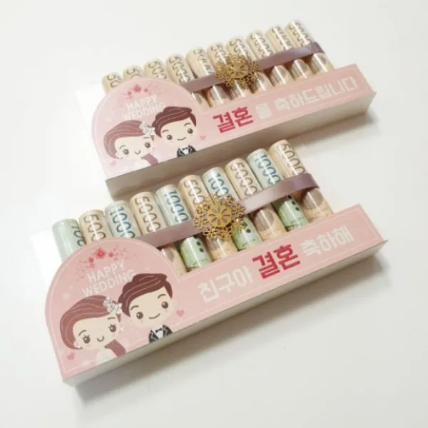 세젤소 일러스트 축의금봉투 용돈토퍼 돈말이통 문구주문제작