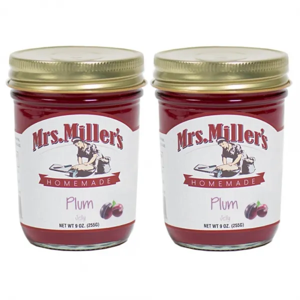 미세스 밀러 Mrs. Miller's 자두 젤리 잼 255g 2팩, 2병