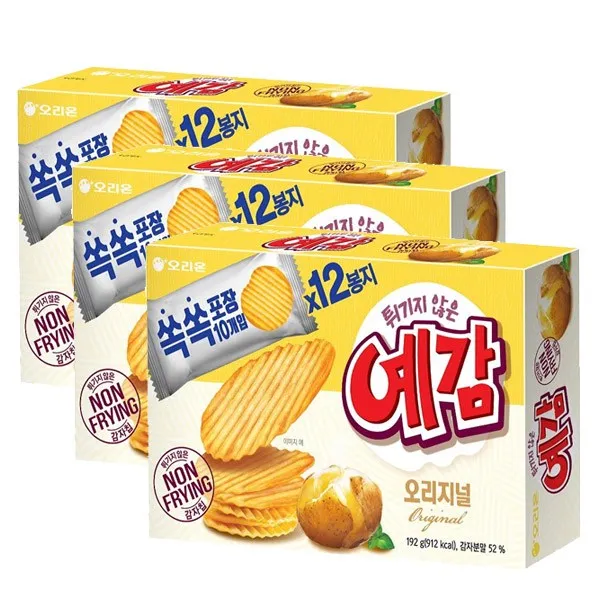 오리온 예감 오리지날 192g x 낱개3개, 1개