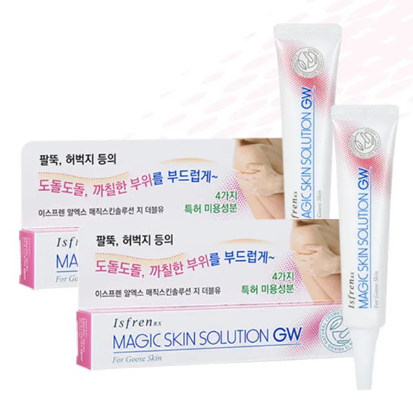 이스프렌 매직스킨솔루션 GW - 닭살피부 닭살크림 2개 세트 바디크림, 40g