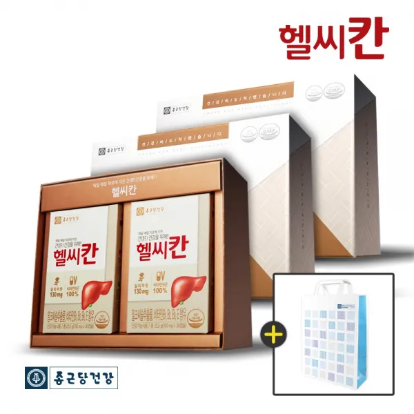 종근당건강 [본사직영] 헬씨칸 선물세트 (+쇼핑백), 3세트