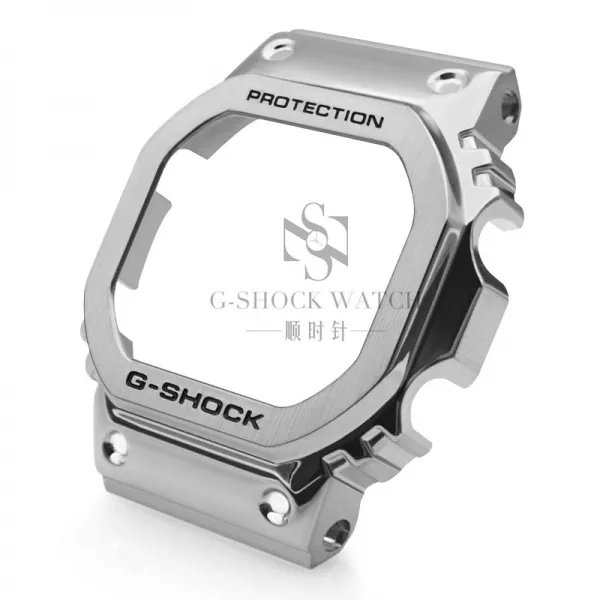 G-SHOCK GM-5600 지샥 풀메탈 커스텀 베젤 밴드 스트랩 메탈