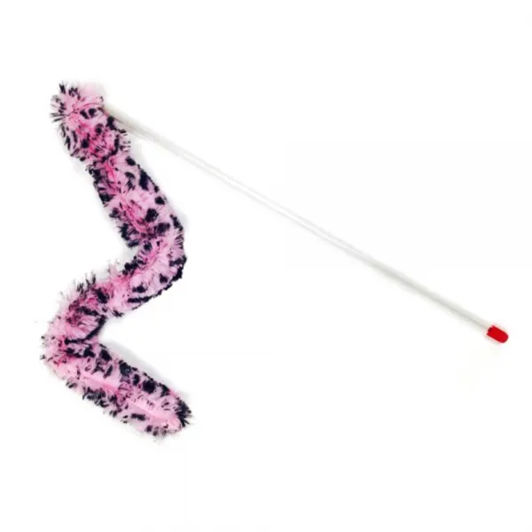 부드러운 연보라송충이 고양이막대 토이 낚시장난감, 상세페이지참조, 상세페이지참조